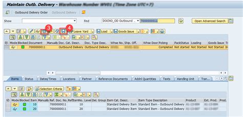 Again go to document flow of outbound delivery, here you can see Customer Invoice. . How to delete outbound delivery in sap
